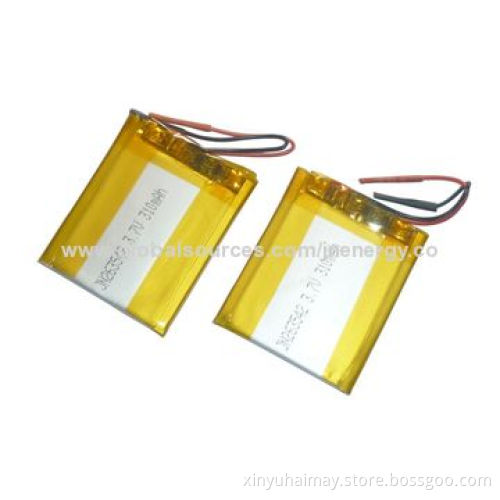 3.7V Lithium Polymer Battery for Warm Clothing and Digital Cameras with 110mAh Nominal CapacityNew